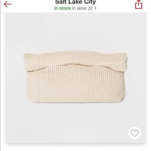 BRAND NEW target straw clutch